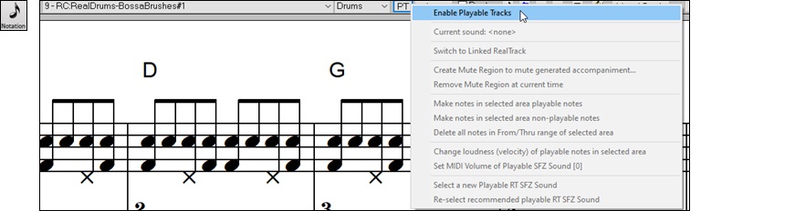 [PT] button menu in the Notation Window