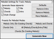 MultiPicker Melodist Settings panel