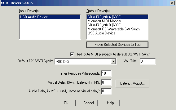 Virtual Midi Cable Vista