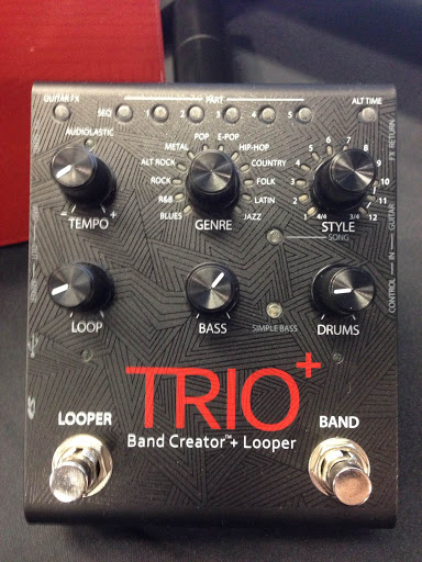 The New DigiTech TRIO+ Band Creator / Looper uses Styles by Band 