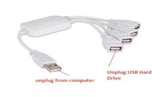Bypassing a USB hub