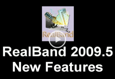 RealBand 2009.5 New Features