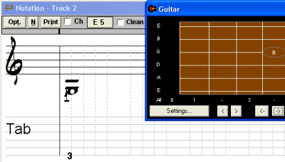 Powertracks Animated Guitar Window