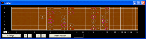 Powertracks Animated Guitar Window