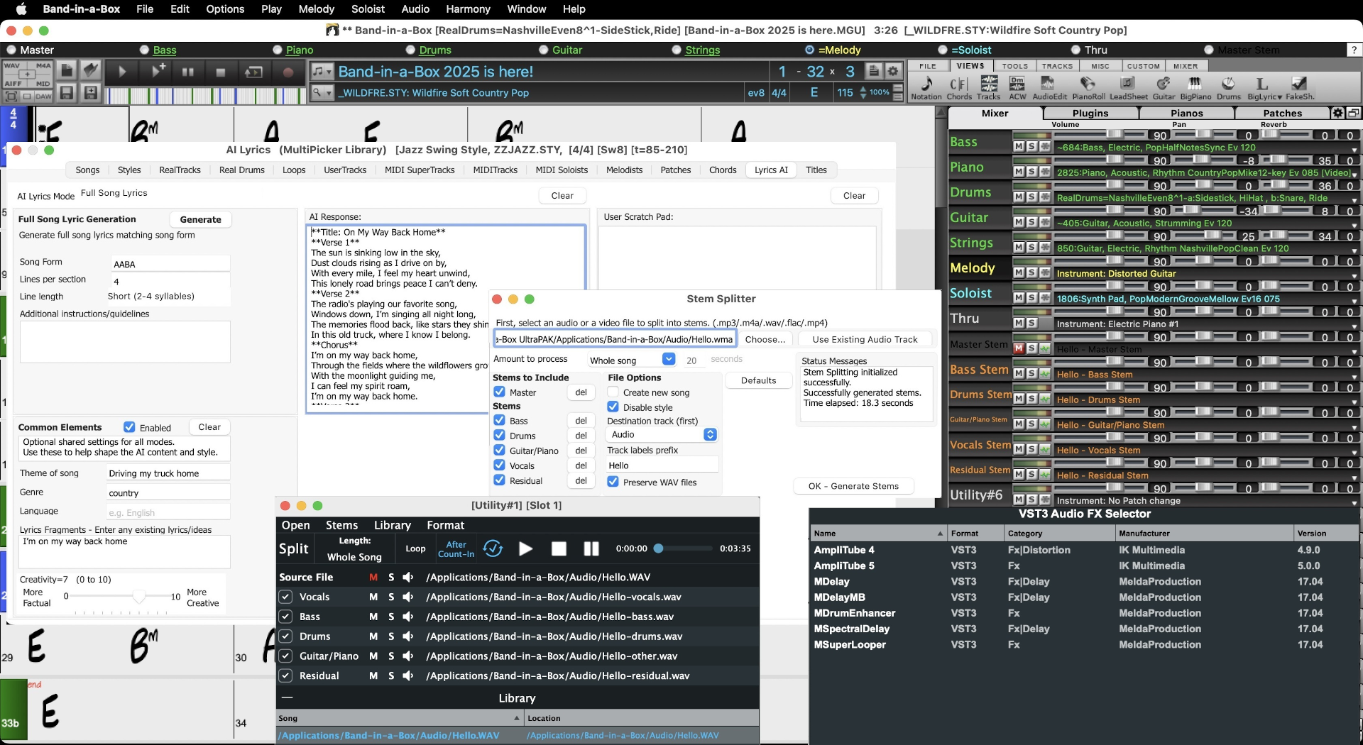 売れ筋がひ！ - Music PG Band-in-a-Box® Features New - Mac for DTM・DAW