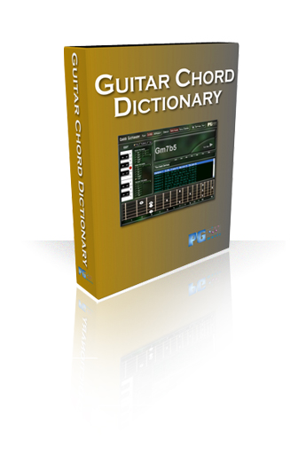 software for writing a guitar chord dictionary