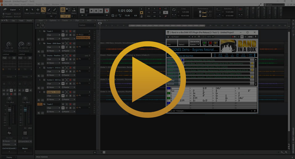 Band-in-a-Box Plugin in Cakewalk