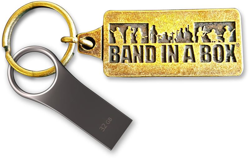 Band-in-a-Box keychain
