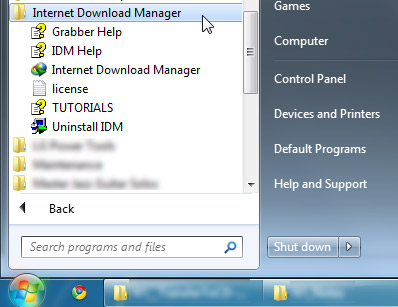 Install and open Internet Download Manager