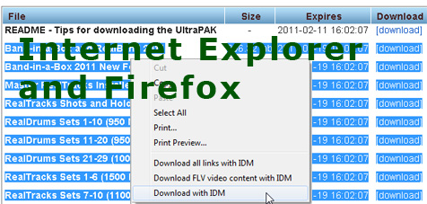 Highlight all files, and right-click