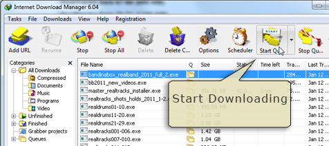 Start the Queue