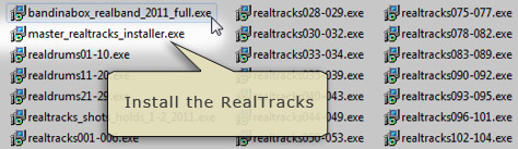 Install the RealTracks