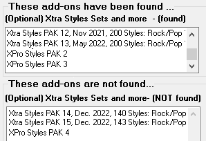 What Add-ons do I have