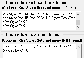 What Add-ons do I have