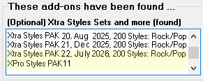 What Add-ons do I have