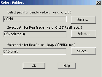 RealBand custom paths