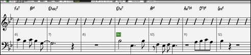 rests will display on the bass clef