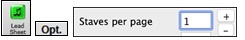 Staves per page option