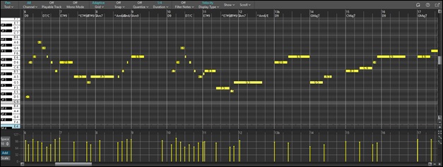 Piano Roll Window