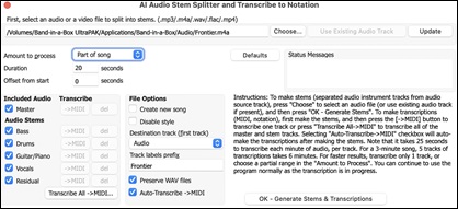 Stem Splitter