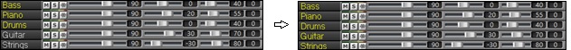 3 tracks are active for ZZJAZZ, 3 tracks are active for ZZLTROK