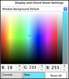 Display Options dialog
