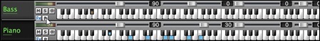 Tracks window - [P] button