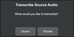 Stem Splitter Player - what would you like to transcribe?