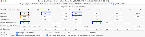 Chord Builder - Progression