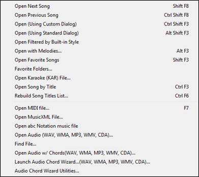 Xg midi files system