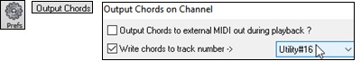 output chords on channel dialog