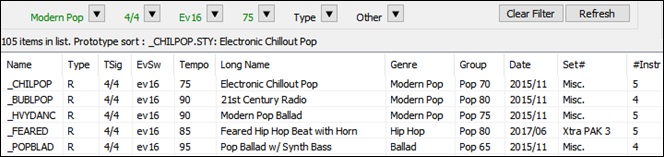 stylepicker showing similar styles to _CHILPOP.STY