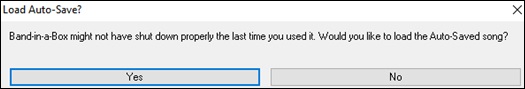 auto-save dialog