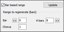 range selection area in regeneration window