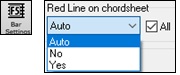 Read Line on Chord Sheet” option in the Edit Settings for Current Bar dialog