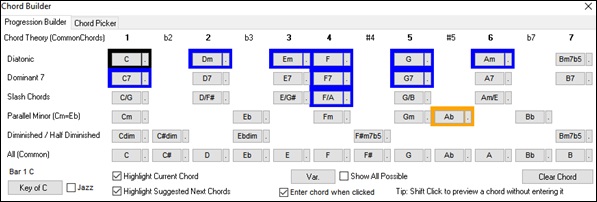 Chord Builder - Progression Builder