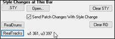 Bar Settings dialog showing u1 361, u3 397). 