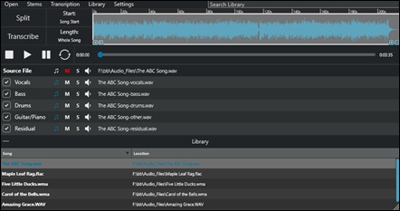 Stem Splitter Player