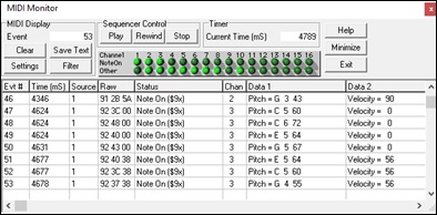 MIDI Monitor
