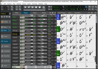 Band-in-a-Box in 1024×768 resolution