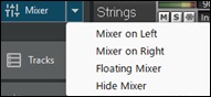 Mixer button