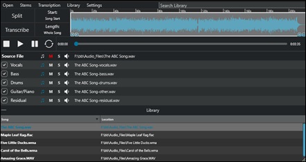 Stem Splitter Player