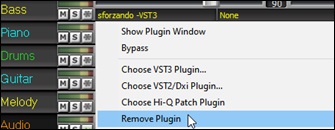 right-click menu