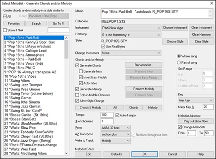 Melodist Picker (modal)