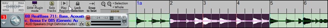 the Play Region button in the Tracks Window